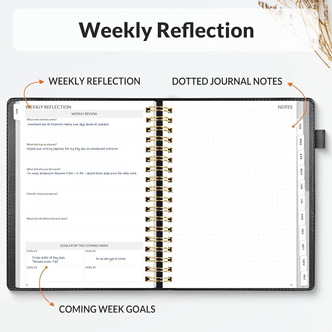SUNEE 2026 Planner 5.9" x 8.3" – Dated Productivity Planner - Image 3