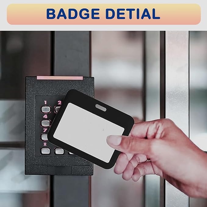 Custom Badge Holder ID Card Hold Case, Personalized Retractable Badges Holders - Image 6