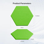 Amantech 12 Pack Acoustic Panels Self Adhesive Sound Proof Foam, High Density - Image 6