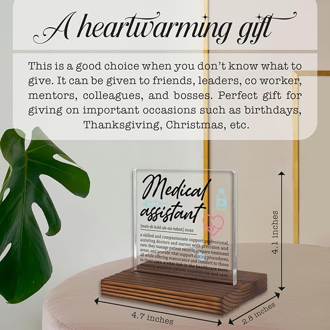 Medical Assistant Gifts, Thank You Appreciation Gifts forMA Professionals Week - Image 4