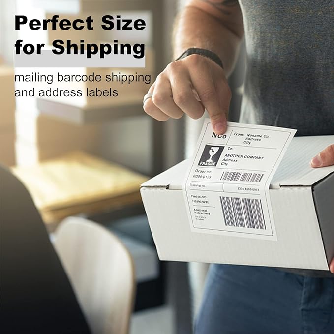 BESTEASY Sticker Paper 8.5" x 11" Full Sheet Label Stickers - Image 6