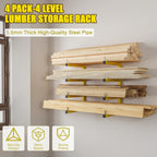 lumber storage rack, wood storage racks wall mount shown in use