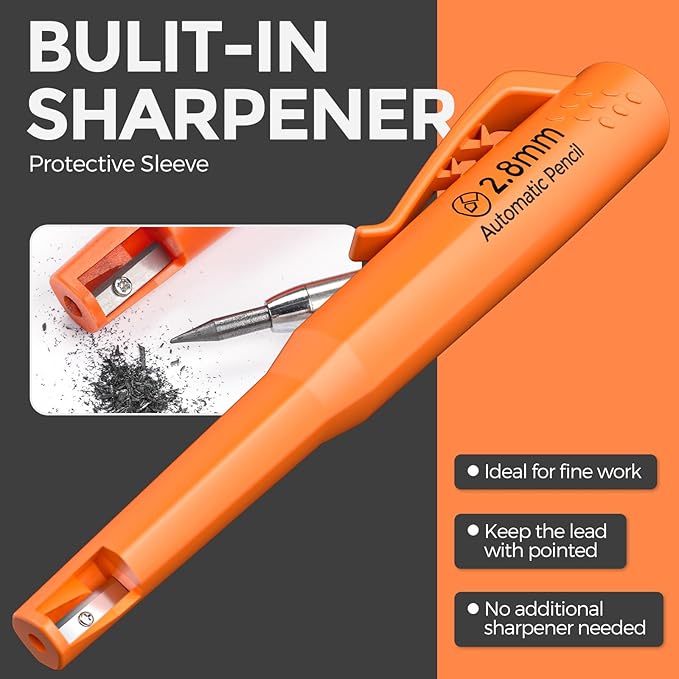 Nicpro 6 Pack CP3000 Carpenter Pencils - Image 4