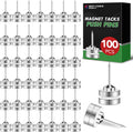 100P Magnetic Pushpin Magnetic Clips Magnet Thumb Tacks Magnet Tacks Push Pins