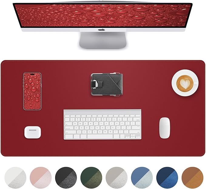 PU Leather Desk Pad Protector by AFIING