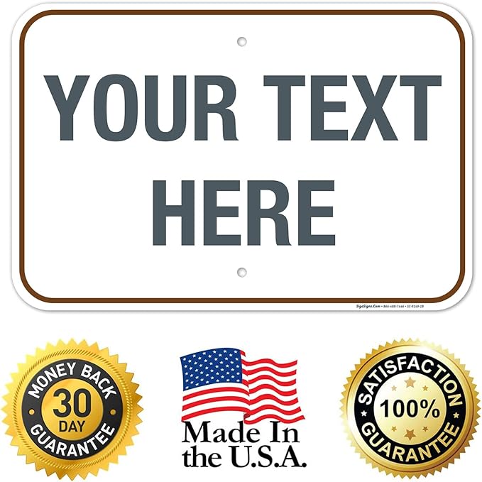 Custom Sign, Personalized Metal Signs, Customize - Image 8
