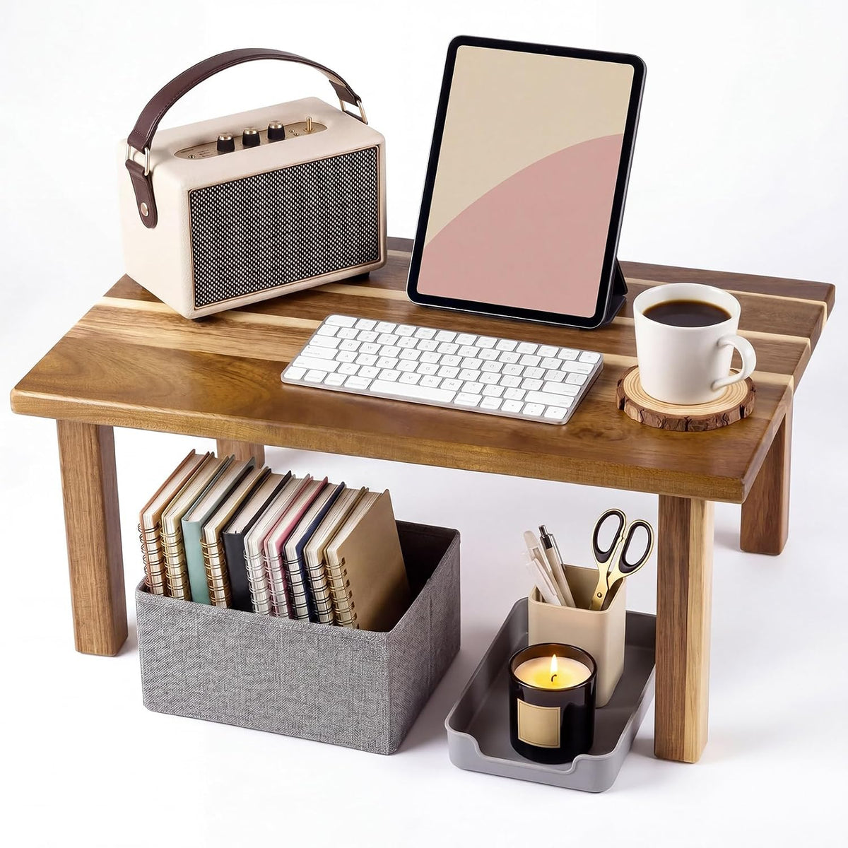 16 x 10 Inches Kitchen Cabinet Counter Shelf Countertop Organizer