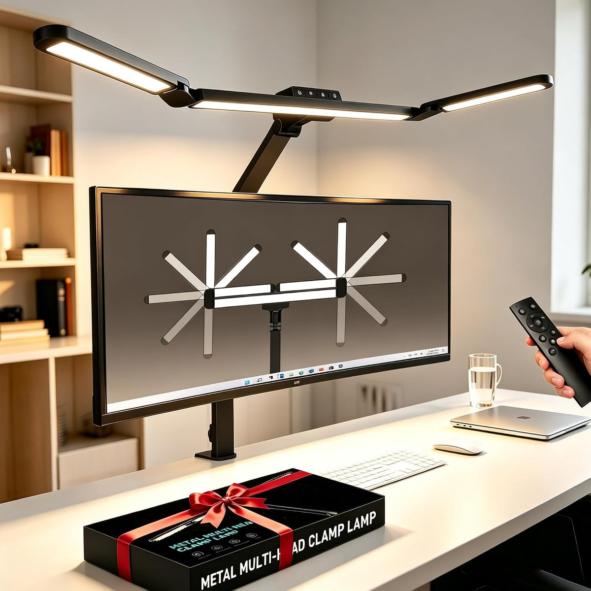 guardking adjustable led desk lamp for home office, main product view
