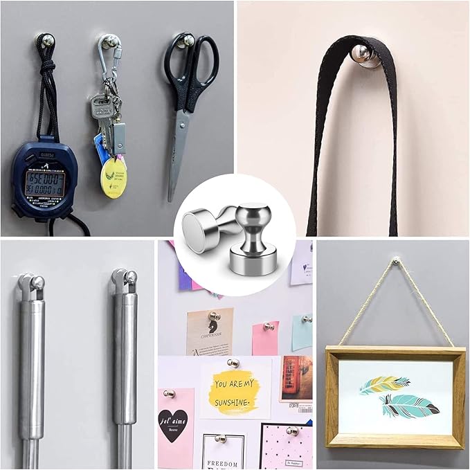 Grtard 48 Pack Magnetic Push Pins, Fridge Magnets - Image 6