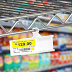 Plastic Wire Shelf Label Holder, Reusable Shelf Tags - Image 6