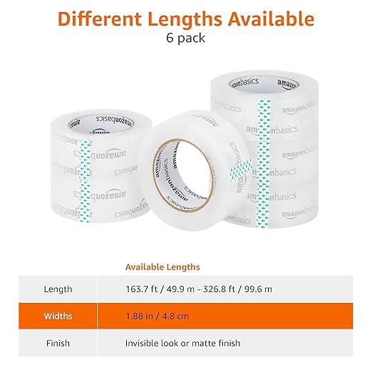 Amazon Basics Packing Tape, Designed - Image 5