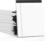 24 Pack Legal Pads 8.5 x 11 White Note Pads 8.5 x 11 Notepads 8.5 x 11 Wide by Aidunmis
