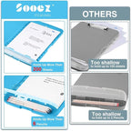 Sooez Clipboard with Storage, High Capacity Nursing Clip Board 8.5 x 11 with - Image 3