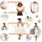 Black Girl Stickers Book - Planner Stickers, Journaling Sticker Decals | Inspirational African American Women Sticker for Adult, for Laptop, Water Bottle, Phone Case, Scrapbook Accessories for Women