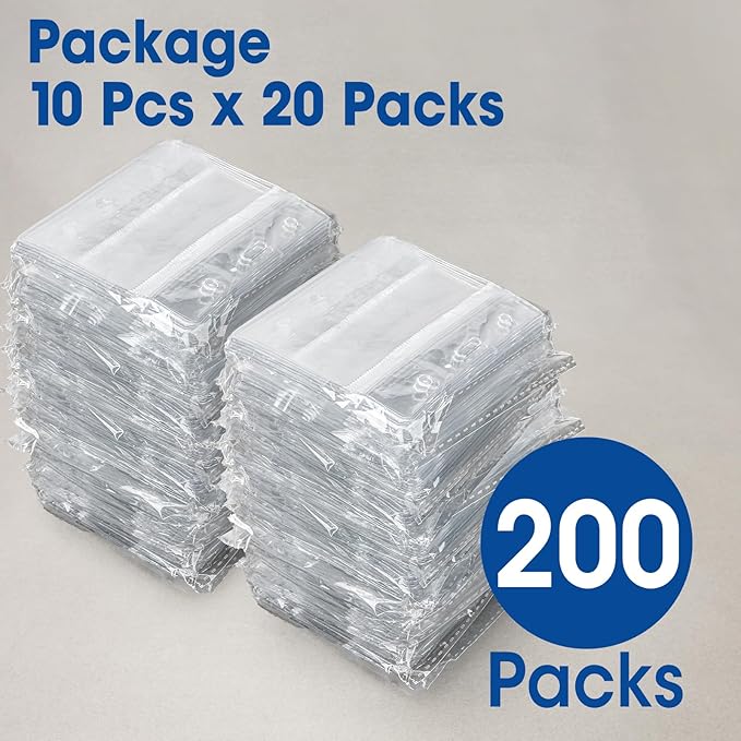 200 Pcs Horizontal Badge Holders, Extra Thick ID Card Name Tag Badge Holder - Image 6