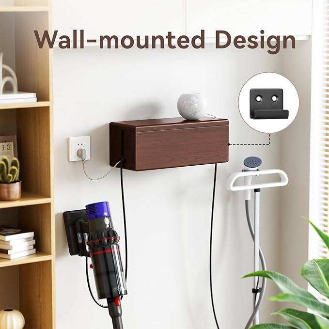 HomeBliss Large Cable Management Box-Stylish Wire Organizer, Wire Concealer and - Image 5