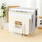 2 Pcs 7 Section Incline File Sorter Metal Wire Mesh File Rack - Image 6