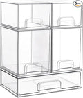 Vtopmart Stackable Storage Drawers Set of 5, Beauty Supplies Storage, Pantry by Vtopmart