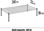 Regal Altair 21" Deep x 36" Wide x 8" Height Wire Shelving Kit | 1-Tier | NSF - Image 3