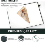 CAGIE Lined Journal for Women & Men, Tree Growth Ring Leather Bound Journal - Image 5