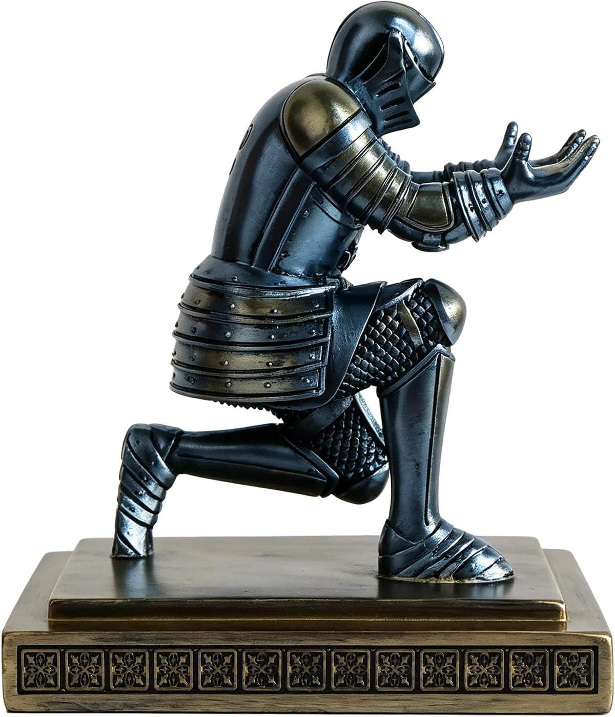 Soldier Executive Knight Pen Holder Personalized Desk Organizers Blue
