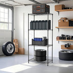 M MZG 1000 lbs 4Tier Shelf Metal Storage Shelves Wire Rack Closet Organizers - Image 7