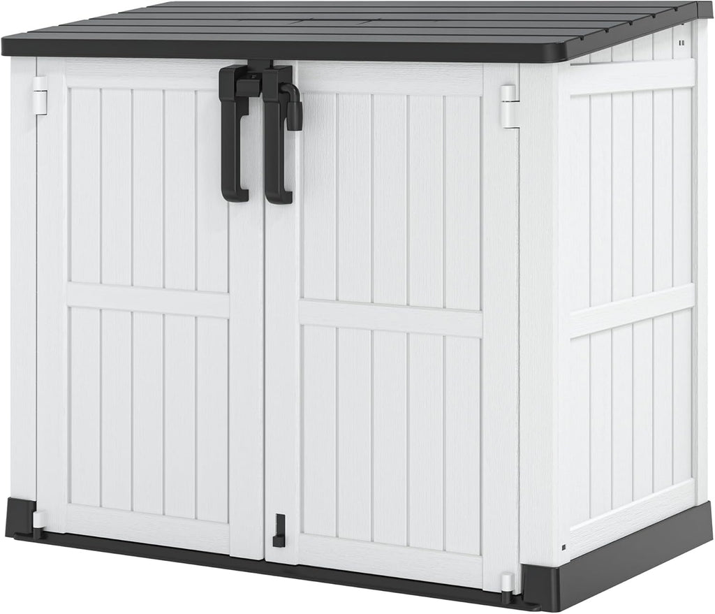 plastic outdoor storage shed, 36 cu ft waterproof, main product view