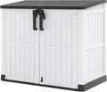 plastic outdoor storage shed, 36 cu ft waterproof, main product view