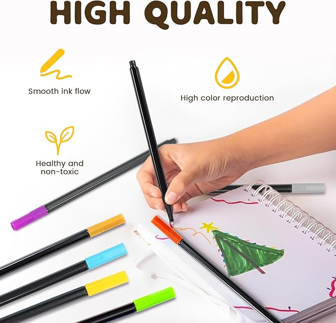 Vigorizon Fine Line Marker Pens - Image 4