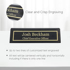 Engraving International Business Wood Name Plate - Image 3