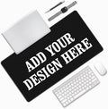 OHORTEB Custom Mouse Pad with Photo, Personalized Image Text Laptop Desk Mat by OHORTEB