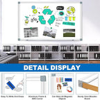 Max-officoo White Board Dry Erase Whiteboard - Image 2