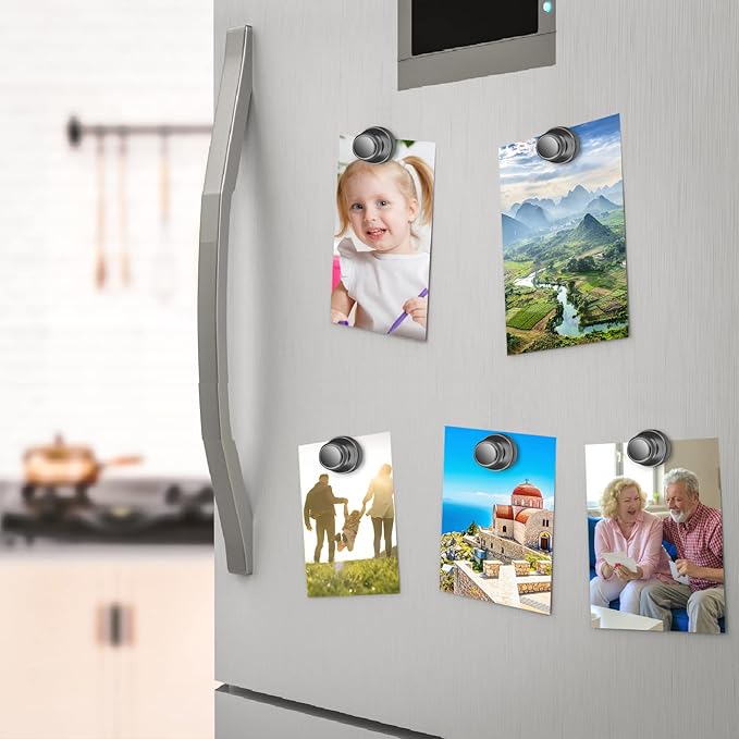 Junarter 20 Pack Magnetic Push Pins, Refrigerator Magnets Strong, Dry Erase - Image 6