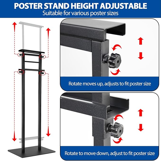 VAIIGO Pedestal Poster Sign Stand - Image 4