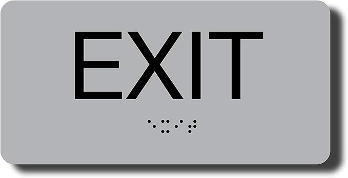 ADA Compliant Sign with Braille - Image 2