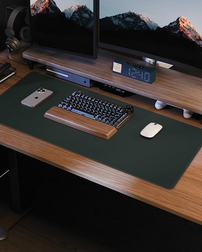 Non-Slip Desk Pad, Mouse Pad, Waterproof PVC Leather Desk Table Protector - Image 7