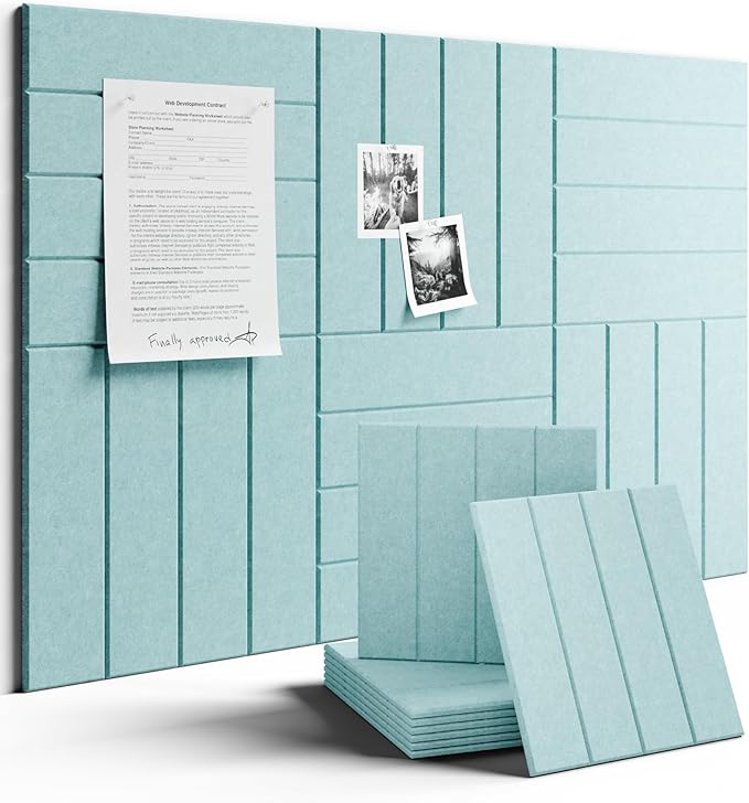Large Felt Bulletin Board 36"x24" Cork Board Alternative by FLUXYNARA