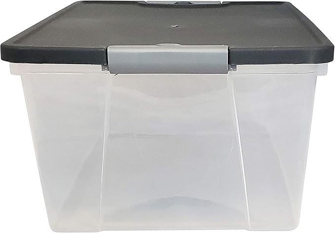 HOMZ 4-Pack Secure Latch, 15 Quart, and Office Organization - Image 9
