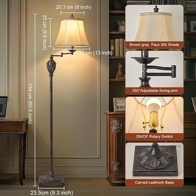 Traditional LED Floor Lamp - Image 3
