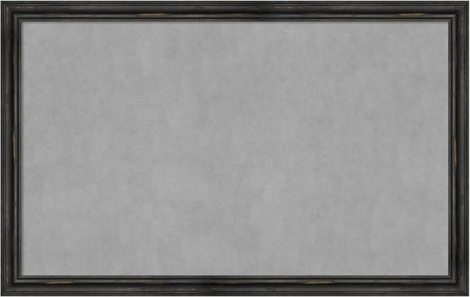 Amanti Art Black Framed Magnetic Board 27x43 Large Vision Board by AmantiArt