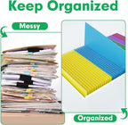 Two Pocket Folders, PANDRI 30 Pack 2 Pocket Folders, Letter Size Paper File - Image 3