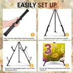 AROIC 24 Pack 14'' Tabletop Easels, Adjustable Portable Table Top Easel - Image 4