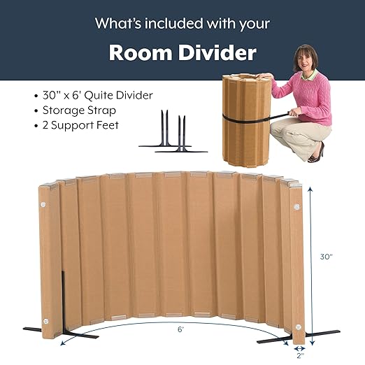 Children’s Factory 30" x 6' Quiet Divider - Image 3