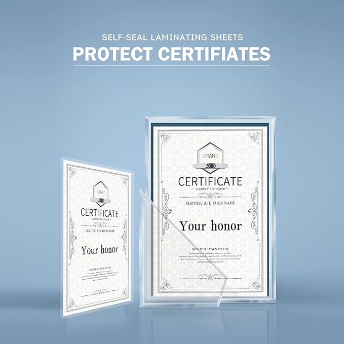 Uinkit 10Mil Thick Self-Seal Laminating Sheets - Image 4