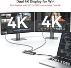 HODO USB C Docking Station Dual Monitor Adapter - Image 4