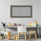 Amanti Art Grey Framed Magnetic Board 17x29 Small Vision Board - Image 5
