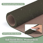 Boutilon Leather Desk Pad Protector, Non-Slip Mouse Pad, Laptop Desk Pad - Image 4