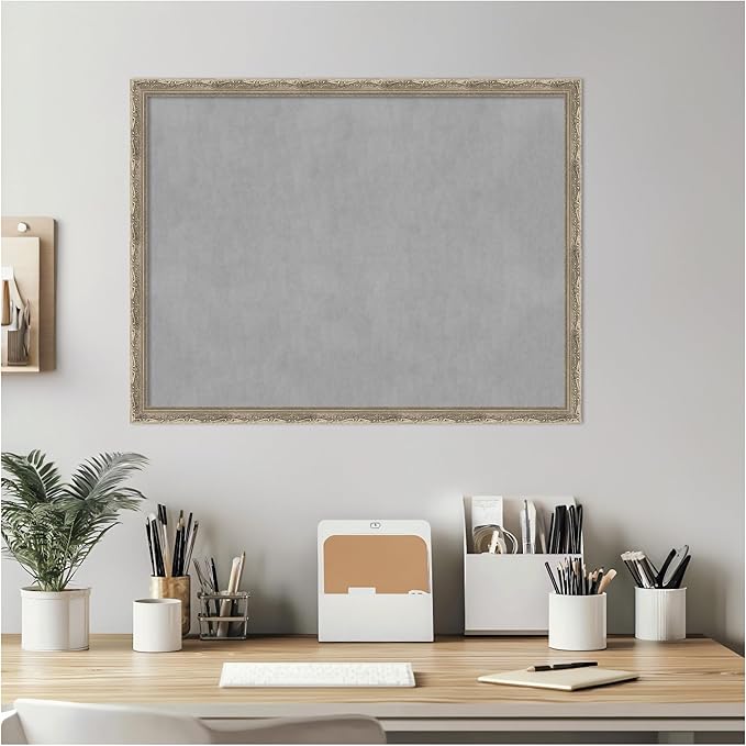 Amanti Art Silver Framed Magnetic Board 20x26 Medium Vision Board - Image 7