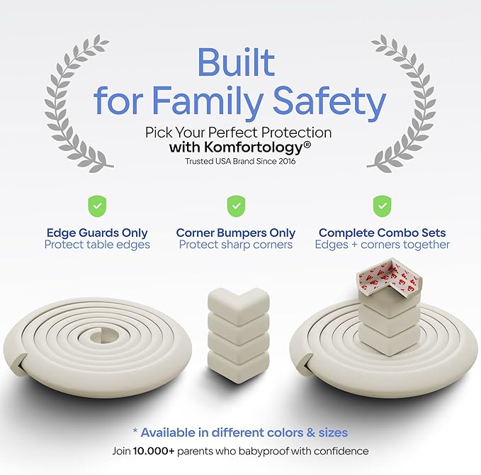 Furniture Edge and Corner Guards | 20.4ft Protective Foam Cushion | 18ft Bumper - Image 8