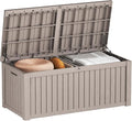 Decksplore 180 Gallon Outdoor Storage Box Waterproof Lockable Resin Deck Box by Decksplore%E2%80%94BuiltforOutdoor